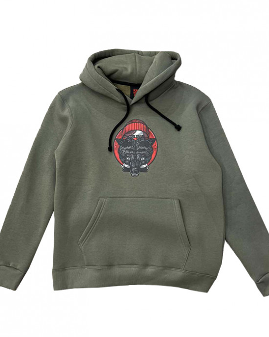 REDISTANCE CIRCLE WOLF HOODIE RDU224TM08-5252